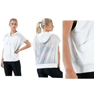 Nike Women's Size XS Sportswear Tech Pack Lightweight Short Sleeve Vest Hoodie